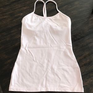 Lululemon Power Y Tank Blush Pink